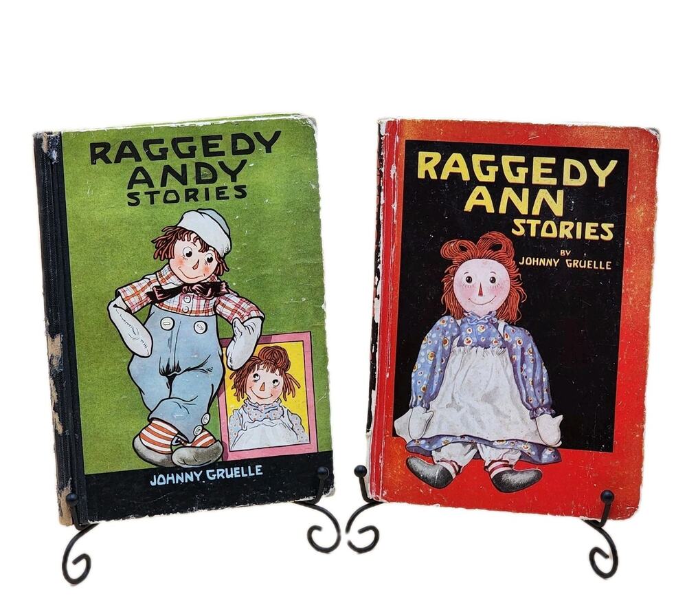 Raggedy Ann & Raggedy Andy Stories 1948 Johnny Gruelle Illustrated Hardcover